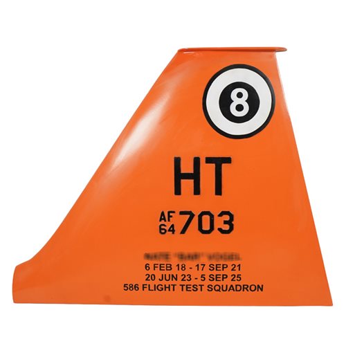586 FLTS T-38 Airplane Tail Flash