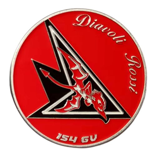 154 FS Red Devils Challenge Coin - View 2