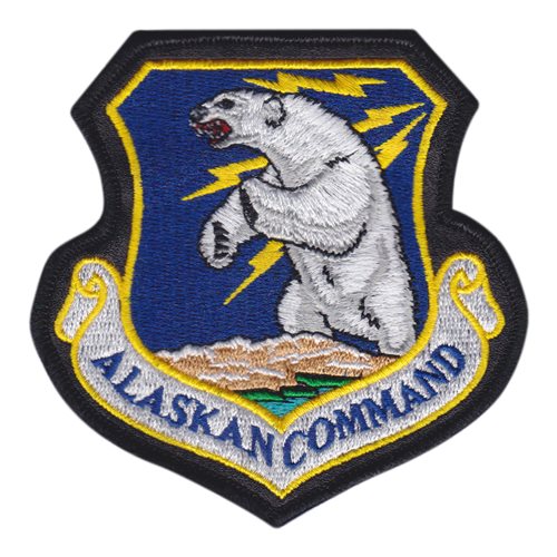 Alaskan Command Patch with Leather Patch