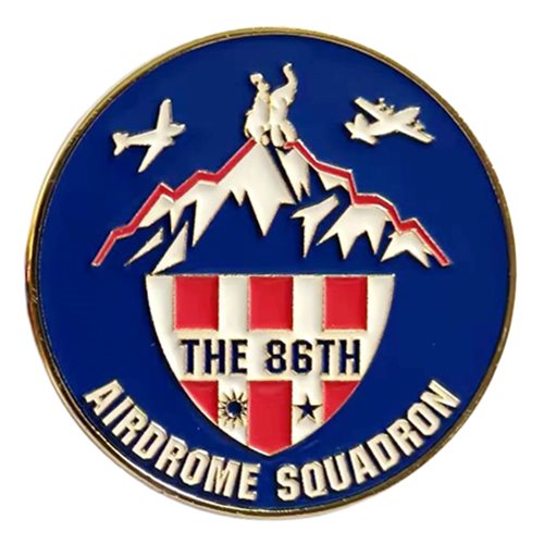 86 OSS Airdrome Squadron Challenge Coin - View 2