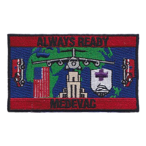 WRNMMC MEDEVAC Team Always Ready Rectangular Patch