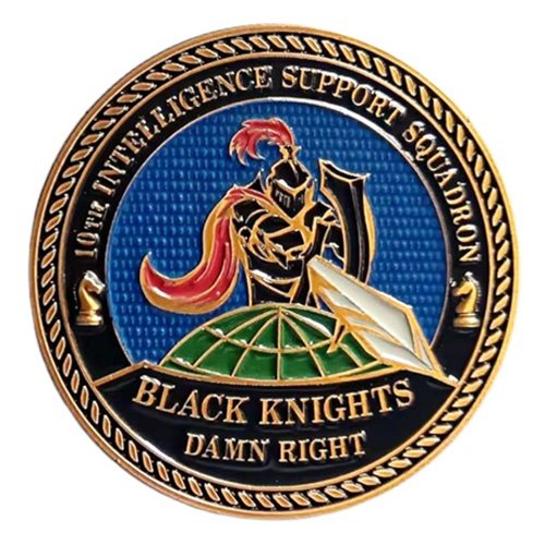 10 ISS Black Knights Challenge Coin