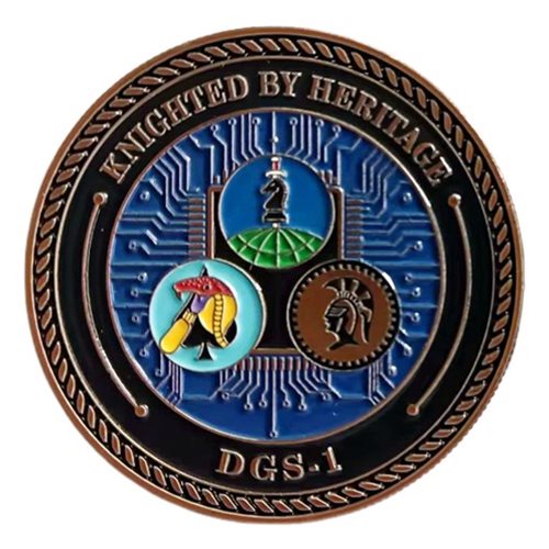 10 ISS Black Knights Challenge Coin - View 2