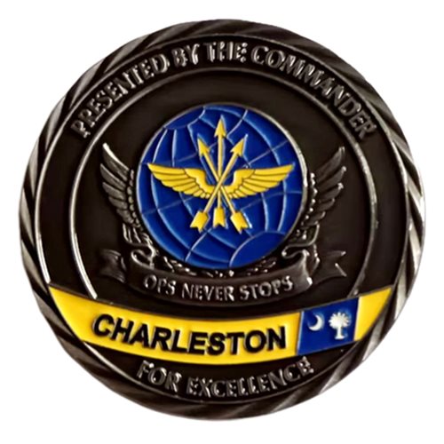 437 OSS Penguin Commander Challenge Coin - View 2
