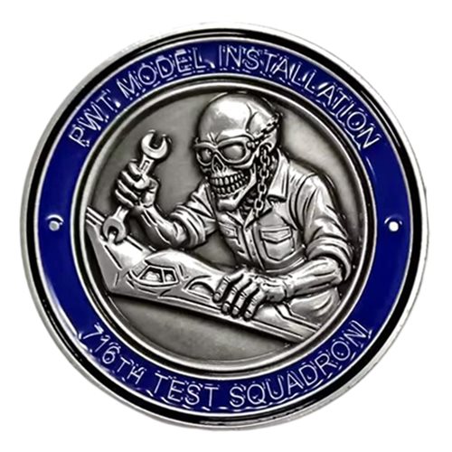 716 TES PWT Model Installation Challenge Coin
