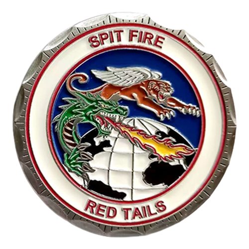 187 OG Alabama ANG Red Tail Challenge Coin - View 2