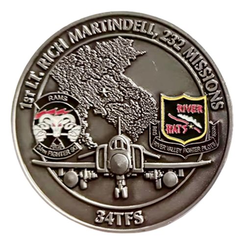 Lt. Col Rich Martindell Tip of the Spear Challenge Coin