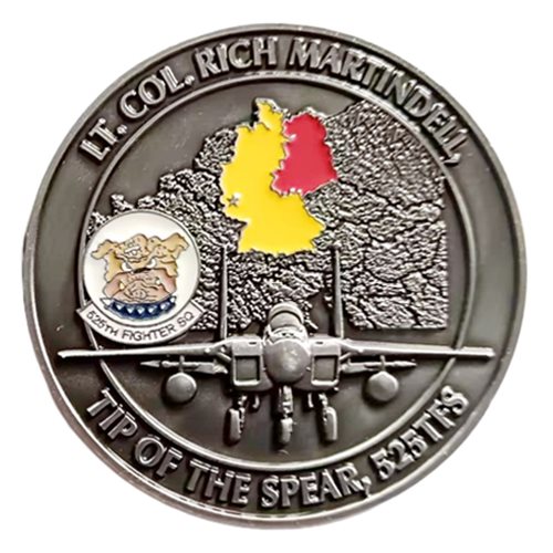 Lt. Col Rich Martindell Tip of the Spear Challenge Coin - View 2