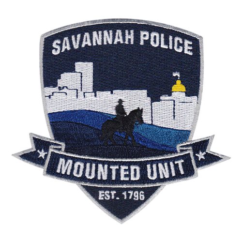 Savannah Police Mounted Unit Patch