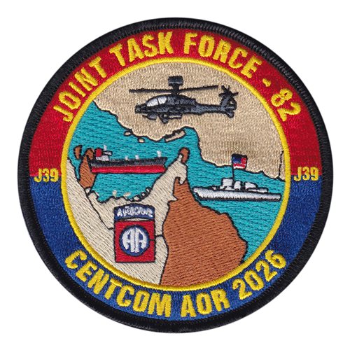 JTF 82 CENTCOM AOR 2026 Patch