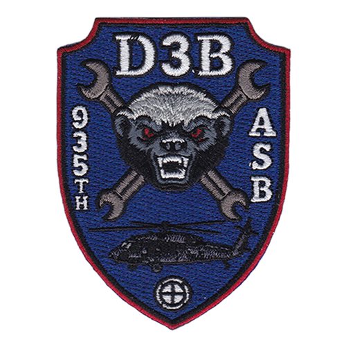 Det 3 B Co 935 ASB Badger Patch