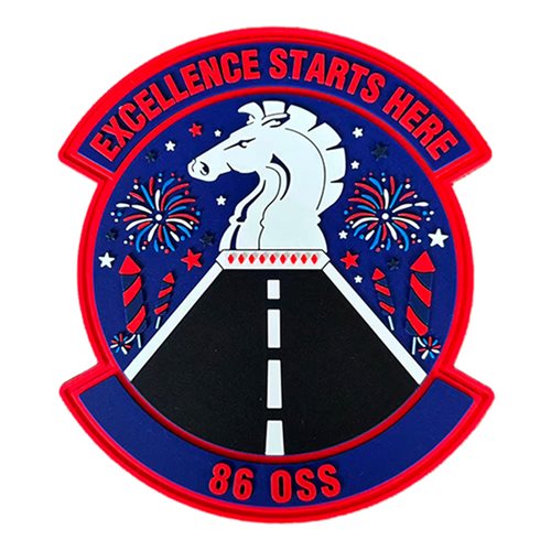 86 OSS Excellence Starts Here PVC Patch