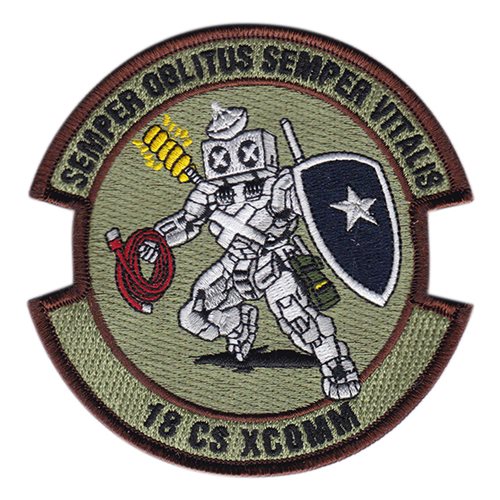 18 CS XCOMM Robot Patch