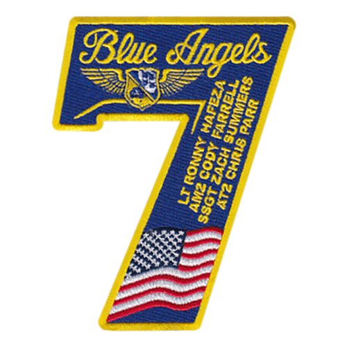 US Navy Blue Angels Seven Patch