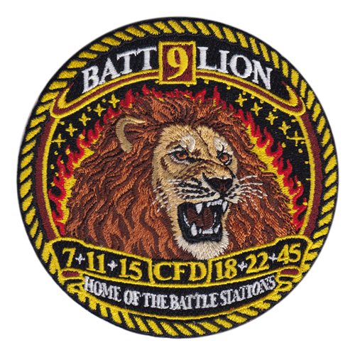 Charlotte Fire Department Home of the Battle Stations Patch