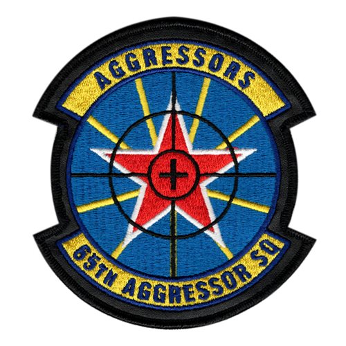 65 AGRS Custom Patches | 65th Aggressor Squadron Patches