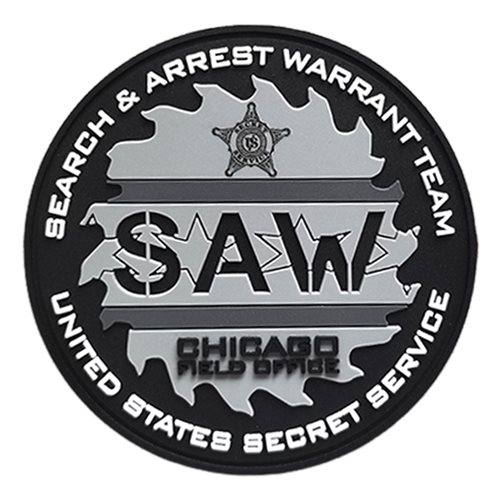 United States Secret Service SAW PVC Patch