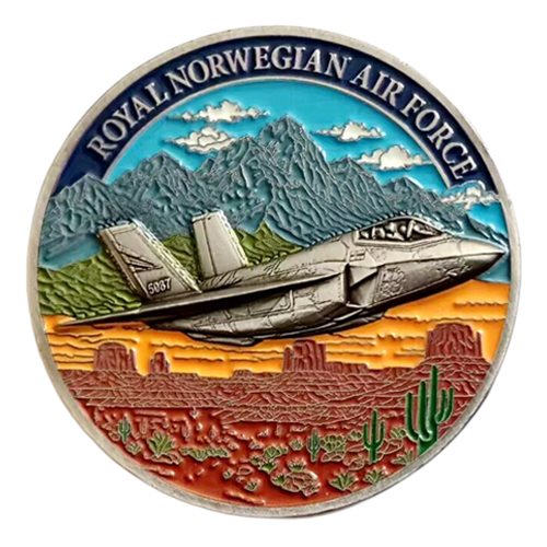 Royal Norwegian Air Force RNoAF Arizona Viking Challenge Coin