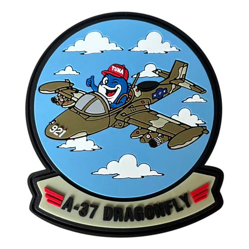 Mustang High Flight A-37 Dragonfly PVC Patch
