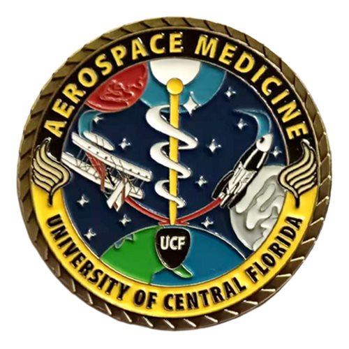 UCF College of Aerospace Medicine Clinic Challenge Coin