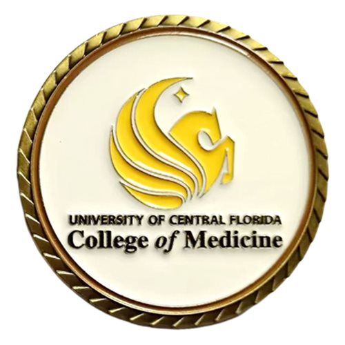 UCF College of Aerospace Medicine Coin 2 Inch Challenge Coin - View 2
