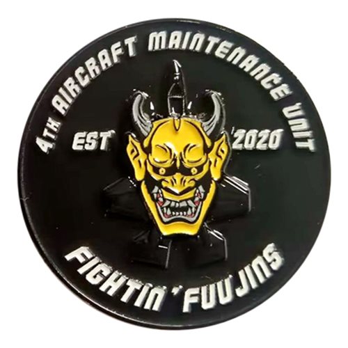 4 AMXS Fuujins Command Chief Challenge Coin - View 2