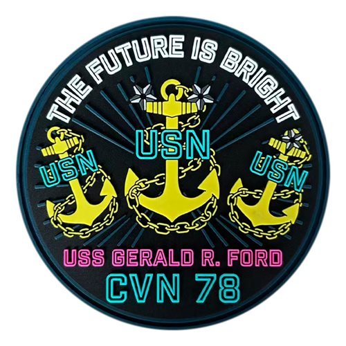 CVN-78 The Future is Bright PVC Patch