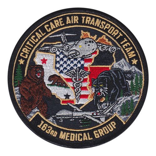 163 MDG CCATT Black Panther Patch