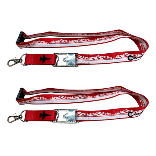 120 FS Colorado Red Lanyard