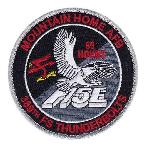 389 FS F-15E Day and Night 69 Hours Patch