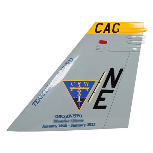  CVW-2  F/A-18E Custom Airplane Tail Flash