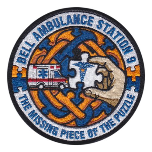 CAP Timmerman Composite Squadron Bell Ambulance Station 9 Patch