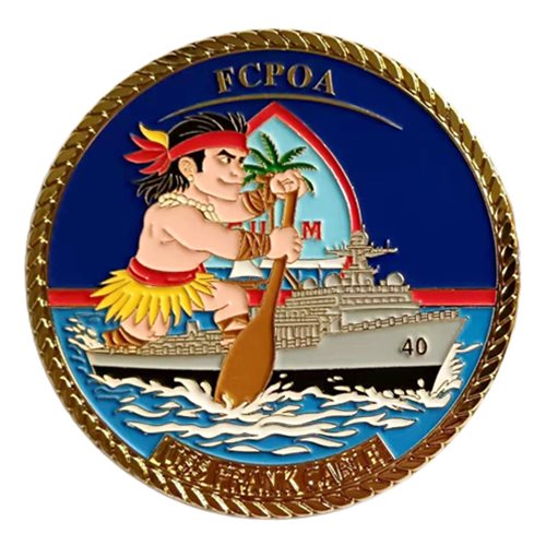 USS Frank Cable AS40 Command Chief Challenge Coin