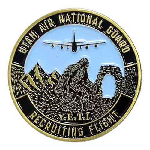 ANG Utah Recruiting Flight Yeti Challenge Coin