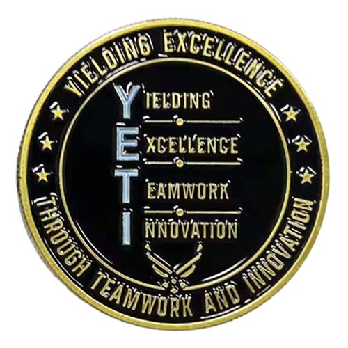 ANG Utah Recruiting Flight Yeti Challenge Coin - View 2