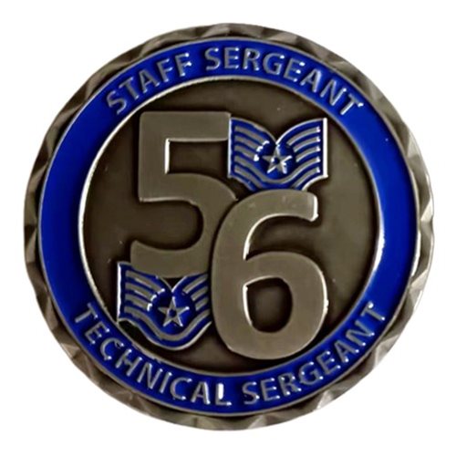 Langley AFB 5/6 Challenge Coin - View 2