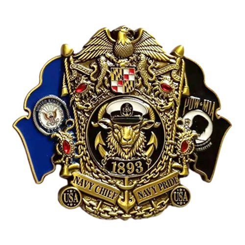 USN HX-21 Command Challenge Coin - View 2