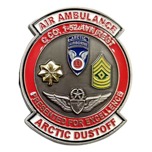 C1-52 GSAB Air Ambulance Command Challenge Coin - View 2