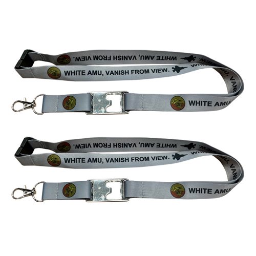 96 AMXS White AMU Lanyard