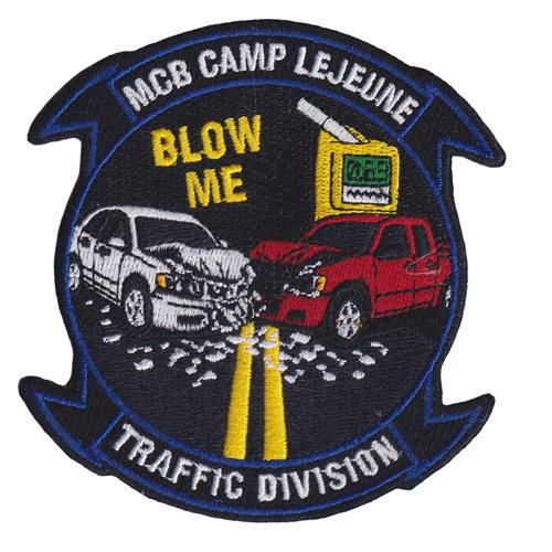 MCB Camp Lejeune Traffic Division Patch