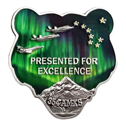 354 AMXS Commander Challenge Coin - View 2