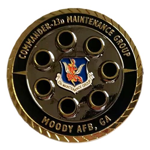 23 MXG Flying Tigers Commander Challenge Coin