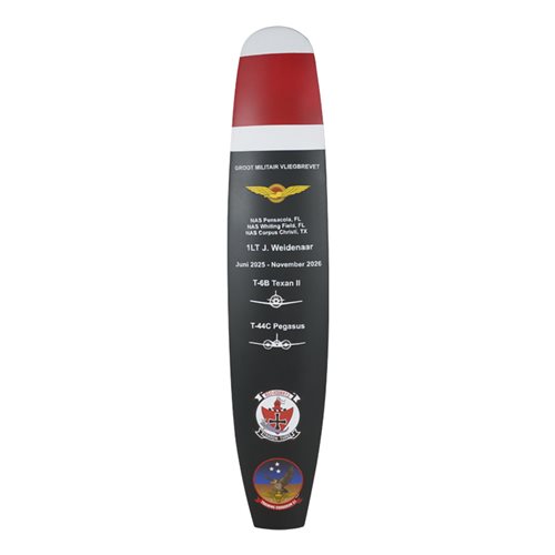 VT-31 T-44C Propeller Plaque 