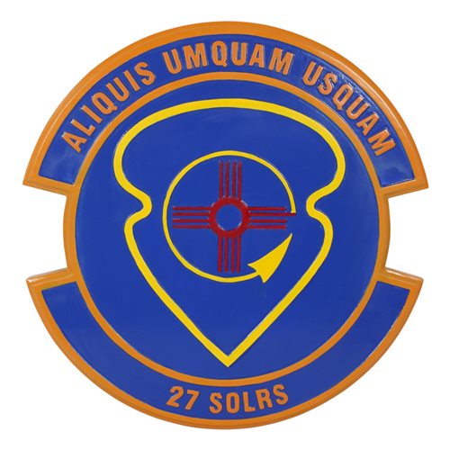 27 SOLRS Custom Wall Plaque 