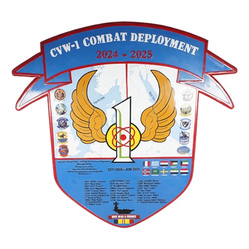 CVW-1 Deployment Plaque