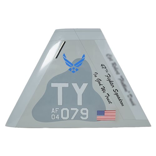 USAF F-22A Raptor Custom Airplane Tail Flash