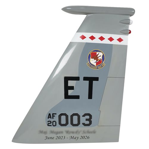 40 FLTS F-15EX Eagle II Custom Airplane Tail Flash