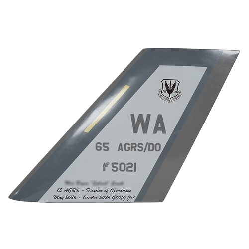 65 AGRS F-35 Airplane Tail Flash