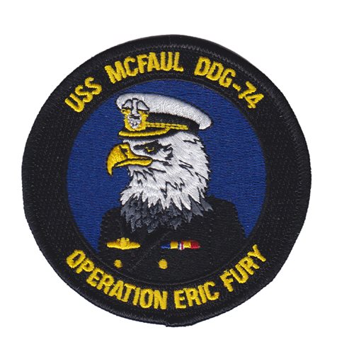USS McFaul DDG 74 OEF Patch