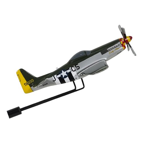 Lady Alice P-51D Mustang Airplane Briefing Stick - View 3